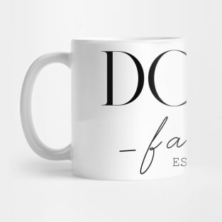 Doris Family EST. 2020, Surname, Doris Mug